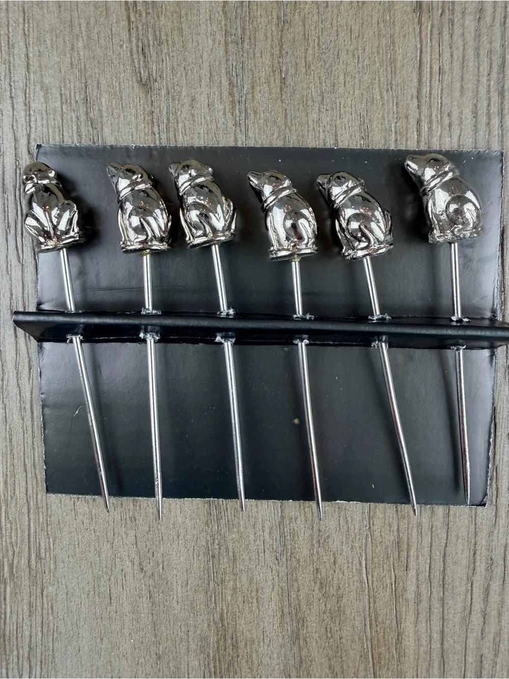 Restoration Hardware Polar Bear Olive Picks Set of 6 Cocktail Picks